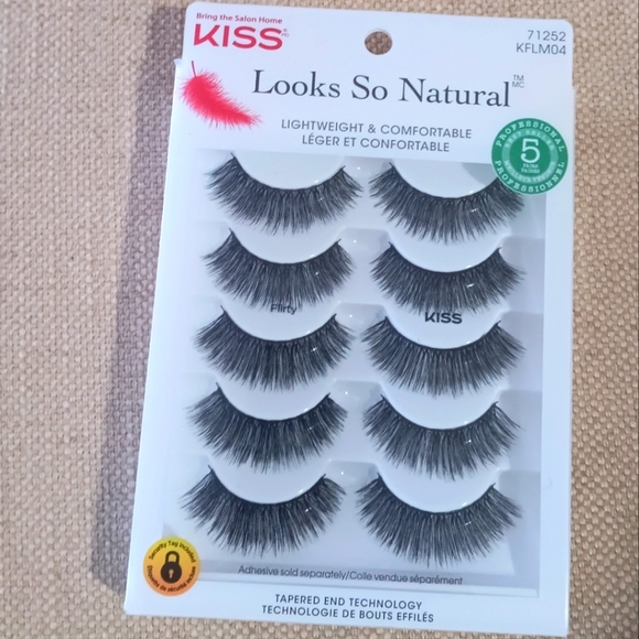 Kiss Lashes Look so Natural Multi Pack - 5 Pairs - Eyelashes 01, 0.05 Pounds - Picture 5 of 7